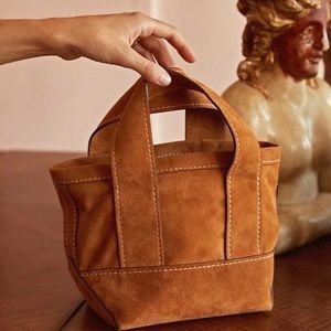 Doen Lilou mini tote suede bag.